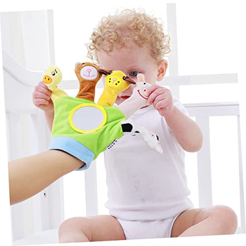 Gadpiparty Fantoches De Dedo Animal Brinquedo Recém-Nascido Fantoches De Animais Fantoches De Mão Pa