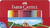 bruchgeschützt Faber-Castell 115894 - Buntstift hexagonal, 60er Metalletui