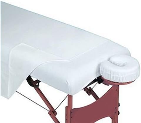 1 New White Massage Table Draw Sheet 54"x90" T130 Muslin Poly-Cotton