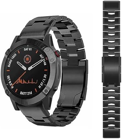 Amazon.co.jp: QuickFit 22mm 超軽量 チタンスチール 交換バンド For 