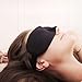 Produktbild 3D Stereo Sleep Eye Augenklappe Maske, komfortabel atmungsaktiv Sleep Master für Air oder Reisen, Peaceful Night Rest mit verstellbarem Kopfband