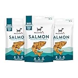 McLovin's Salmon Freeze Dried Treats, 3x2.5oz (7.5oz), High-Protein Grain-Free Dog Training Rewards, All-Natural, Made in USA