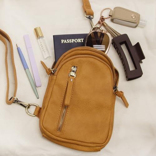 Image of Joy Susan Skyler Sling Bag: Vegan Leather, Zippered Closure, Brass Plated Hardware