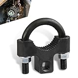 Jewkot Pack-1 Car Inner Rocker Disassembly Tool, Steel Steering Lever Multifunctional Wrench, U-shaped Non-slip Gear Detachable Structure Installation Accessories, Universal for Cars (Black)