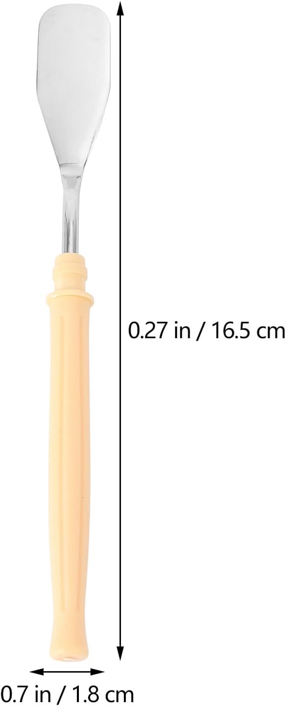 5 Pcs Palette Scraper Tool with Plastic Handle for Gouache Painting