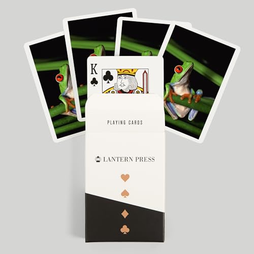 Baraja de cartas Tree Frog póker 52 piezas miniatura 6