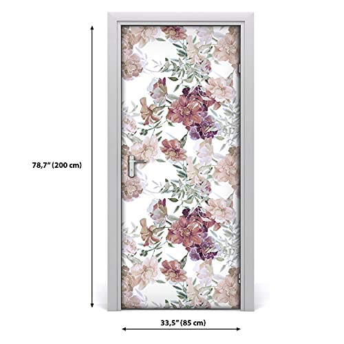 Autocollant de porte imperméable Magic-Stick papier peint - 3