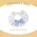 Bothyi Scarf Adjustable Pet Supplies Outfits Pet Bib Round Neck Scarf for New Year Photo Birthday Parties Daily, Blue L