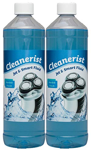 cleanerist Jet & Smart Fluid Liquide de nettoyage pour rasoir Philips S9711/31 S9111/41 – S9521/31 – S9161/41 – S9711/32 – S9111/31 – s9041/12 – S9031/12–2 x 1 L