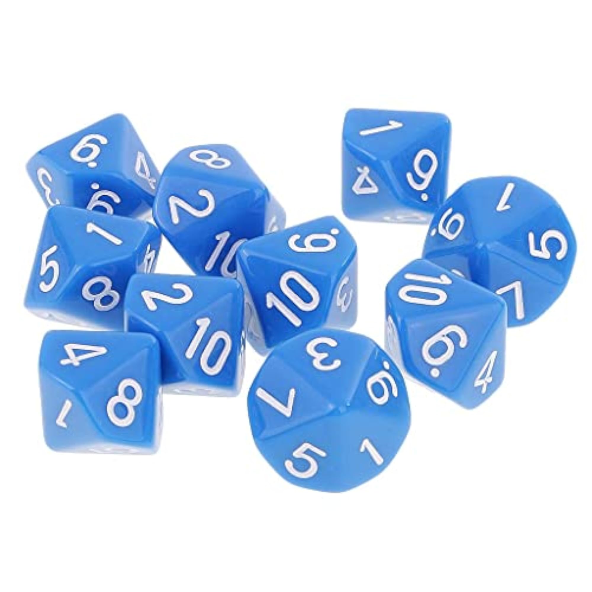 10 Pieces D10 Polyhedral Dice Set for Dungeons and Dragons