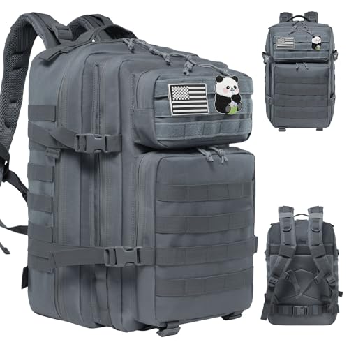 Miniatura 3 de Delgeo Mochila Tactica 45l Militar,Gran Capacidad Mochila,Plegable Impermeable Mochila Para Montañismo,Senderismo,Camping Y Viajes