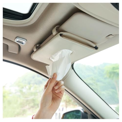 image for Carstuus Car Tissue Holder, Sun Visor Napkin Box, Auto Napkin Case wit