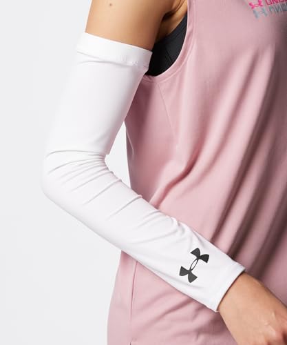 UNDER ARMOUR UA Heatgear Arm Sleeve WHT/BLK 日本MD