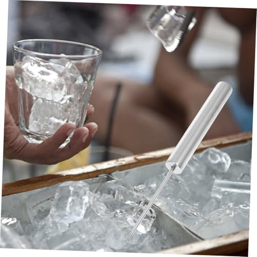 Outils à glace en acier pour écraser et ciseler le bloc de glace en cuisine - Lot de 2 pièces