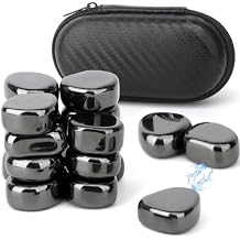 Cool Fidget Toy Fridge Magnets Rocks,Science Kit Magnet DIY Alphabet Number, Magnetic Hematite Stones Gift, Magnet Ferrite Putty Desk Toy for Adults24PCS