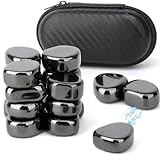 Cool Fidget Toy Fridge Magnets Rocks,Science Kit Magnet DIY Alphabet Number, Magnetic Hematite Stones Gift, Magnet Ferrite Putty Desk Toy for Adults(24PCS)