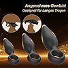 Analplug Set Sexspielzeug 3 PCS, Analplug# für Frauen Männer Silikon Buttplug Anal Plug Sex Spielzeug für die Männer Frau Paare, Anal Dildo Butt Plug Sex Toys für Anfänger und Fortgeschrittene #4