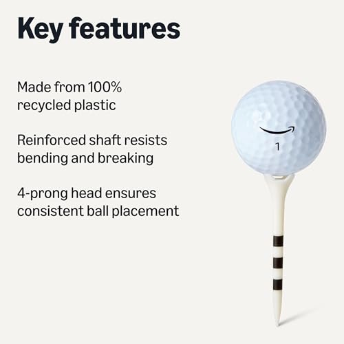 Amazon Basics 100-Pack Recycled Plastic Tees