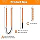 ASOCEA Hundepflege Bauchgurt Band Verstellbare Grooming Restraint Schlaufe Hundepflegeschlaufe mit 6D-Ringen Halter für Halskrause für Haustiere für Kleine Mittlere Hunde Haare Schneiden Waschen