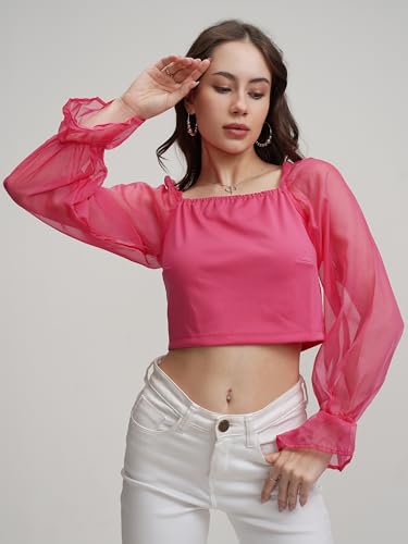 Image of Tokyo Talkies Women's Solid Regular Fit Shirt