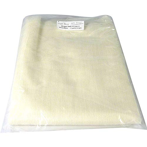 Superpunch Whisper Weft Interlining/Interfacing, White Woven Fusible Interfacing Lightweight - HTC88025 20