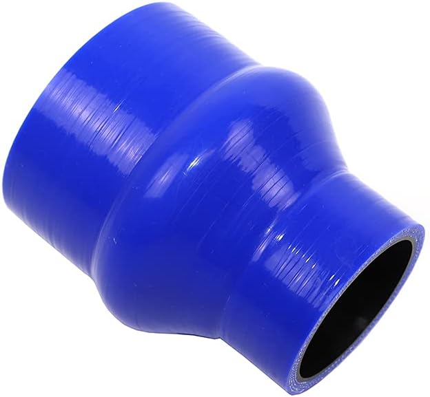 Mangueira redutora de silicone reforçada TMKOOL 4 camadas, 2,25" a 2,75" – 10,16 cm, azul
