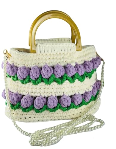 Sac à main en crochet unique fait main pour exprimer votre style romantique