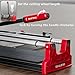 SHIJING 48'' Double Track Manual Tile Cutter with Laser Cutting Guide Porcelain Tile Cutter with Split Platen,Double Aluminum Base