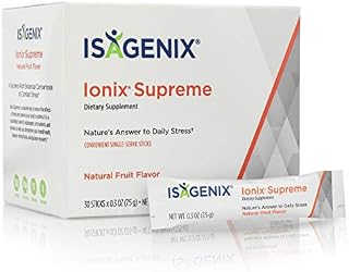 Isagenix Ionix Supreme - Drink with Niacin, Vitamin B12, Vitamin B6 and Ribflavin