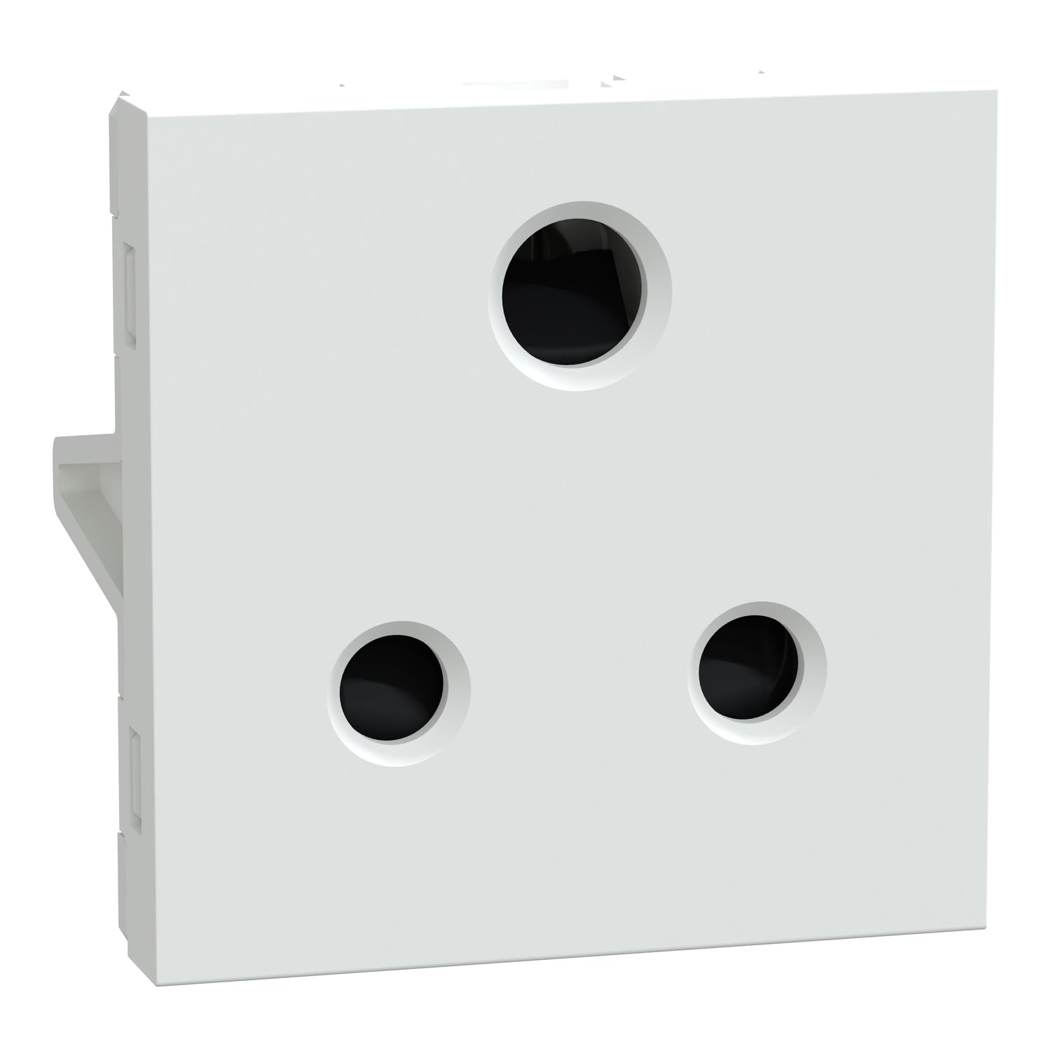Schneider Electric Sockets 6A 3 Pin Socket Outlet with Shutter, Polar White - UNS6SK3P2MNS_WE-image-2