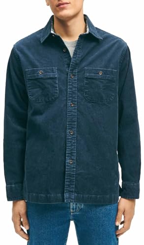 Brooks Brothers Men's Medium Wale Corduroy Shirt Jacket2