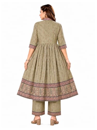 Image of Momenta Women's Pure Cotton Maternity Kurta Set | Feeding Kurti with Concealed Zippers | Maternity Dress for Pre & Post Pregnancy