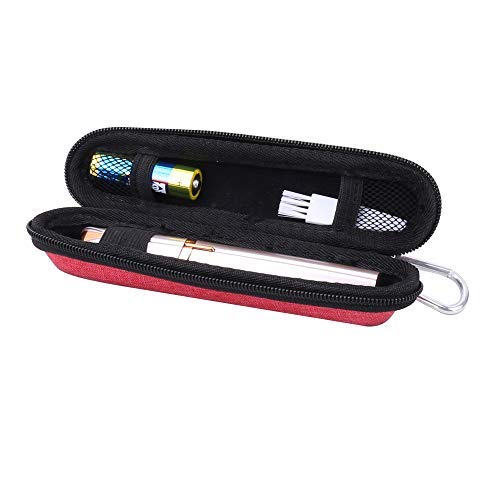 Aenllosi Hard Carrying Case for Finishing Touch Flawless Brows Eyebrow Hair Remover (red)
