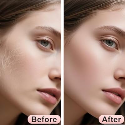 Dermaplaning Tool for Face Women with 4 Refill Blades, Rechargeable Face Dermaplaning Tool, Facial Hair & Dead Skin Removal(Rose)