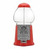 CKB LTD Gumball Machine Retro Sweet Dispenser Storage Piggy Bank Money Box Coin Operated Saver H23cm (Small Size 23 x 12.5 x 11.5cm) (Red) - Image 9