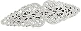 1928 Jewelry 'Hair' Silver Tone Filigree Barrette