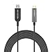 USB A to C Fiber Optical Extension Cable USB 3.1 Gen2 10Gbps 15M 50FT Compatible with Microsoft Azure Logitech Camera Aver &Vaddio & Barco ClickShare Touch Screen Kinect Oculus VR Intel RealSense