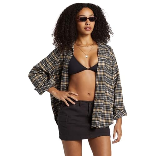 Chemise femme flanelle de coton Billabong pour pallier le froid avec style et aisance