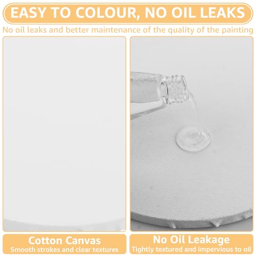 Toiles rondes à peindre APACALI pour décorer votre intérieur avec des créations artistiques DIY - 6
