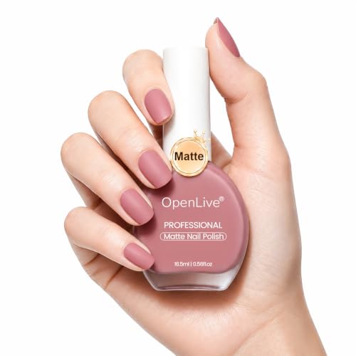 OpenLive 16.5ml Dusty Rose Matte Nail Polish Large Volume Quick