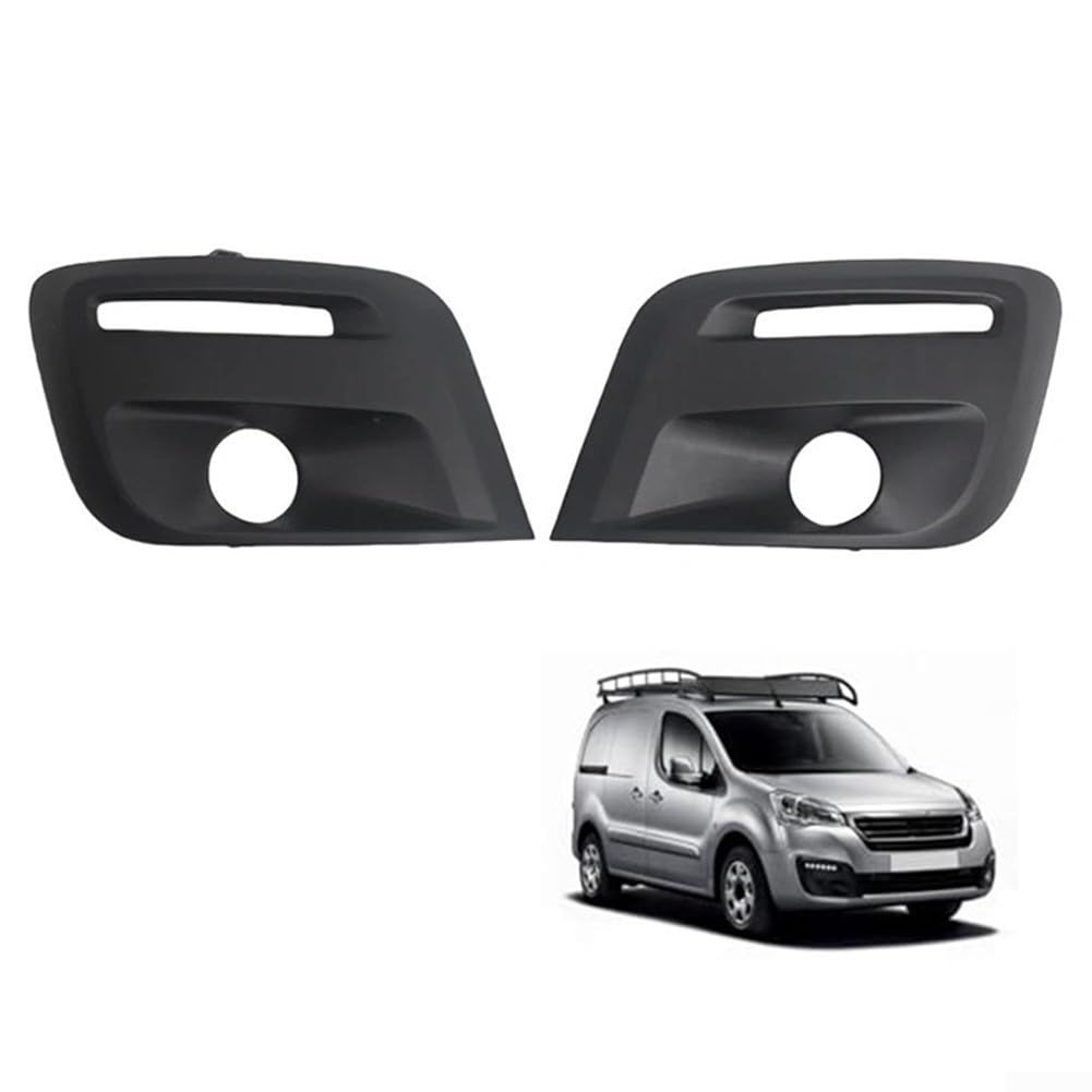 Grille de feu de brouillard pour Berlingo 2015-2019 III et pour Partner 800 2015-2019 conçue pour s'adapter à 9810965777 9810965778 sans perçage (droite)