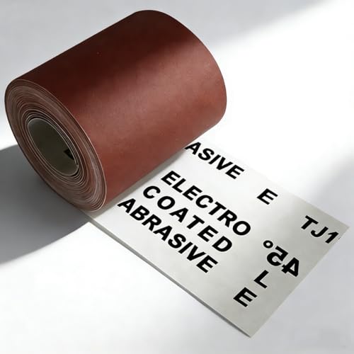 Rouleau de Papier Abrasif de Haute Qualité, Grain 400,93 mm x 10 m,Adapté pour Ponçage à Sec et Humide,pour Bois et Métal, Compatible avec Ponceuses Manuelles et Vibrantes Bullet Points (Grain 400)