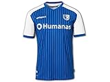 uhlsport FCM Home Shirt 22 23 blau 1. FC Magdeburg Heimtrikot Fan Jersey Trikot, Größe:L, Azure Blue / White