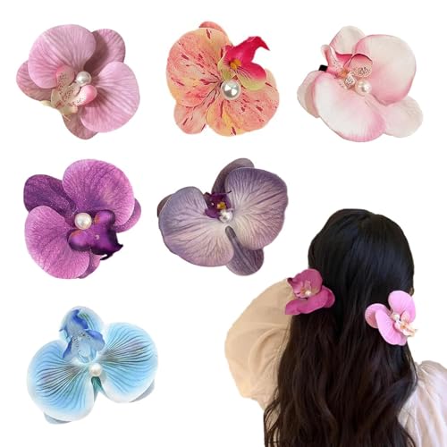 Set de 6 Pinzas para Cabello Phalaenopsis miniatura 1