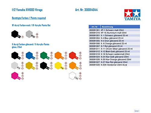 Tamiya 300014044 Yamaha Virago Xv1000 #TOP2