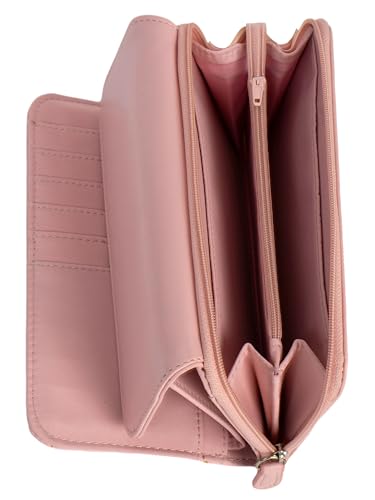 Womens Tri Fold Wallet, Multi Card Holder Zipper Pocket4