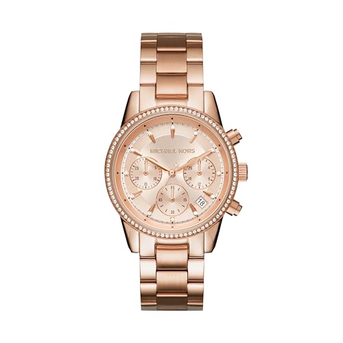 Michael Kors Analog Gold Dial Watch-MK6357