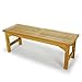 4 Ft Veranda Teak Backless Bench