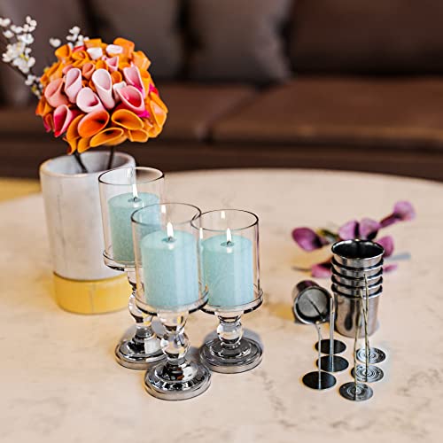Votive Candle Aluminum Molds With 10 Wick Pins And 6" Candle Wick 100Pcs For Diy Candle Making #TOP4