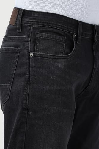 Image of Peter England Men's Regular Fit Denim Jeans for Daily Casual Wear
